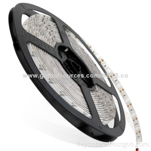 5m Daylight White 3014 600 SMD LED Strip Light, 120 degree beam angle, 7,000K color temperature